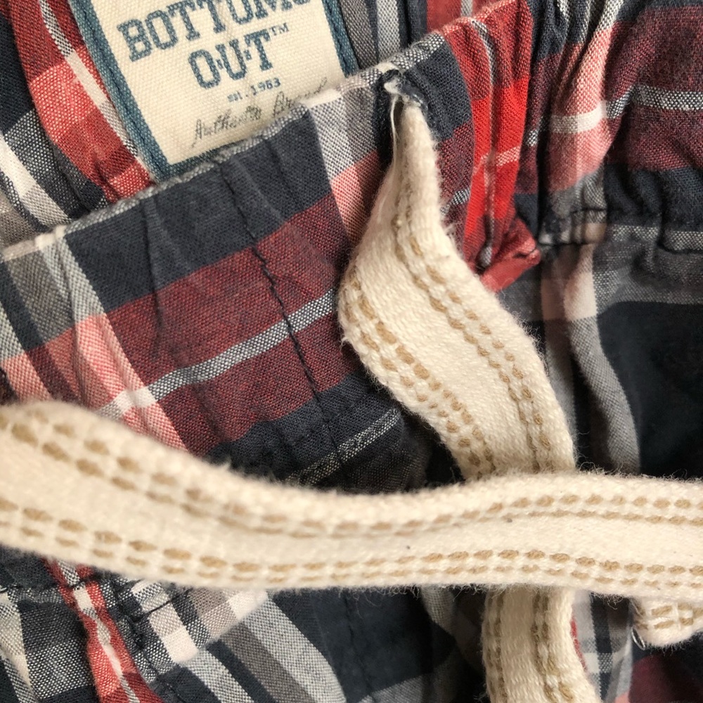 Plaid cotton loungewear shorts unisex sleepwear loungewear pajamas - Picture 5 of 5